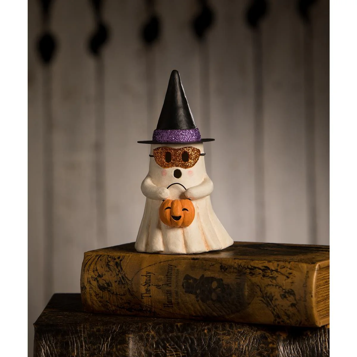Witchy Ghost With Pumpkin Bucket - Image 3