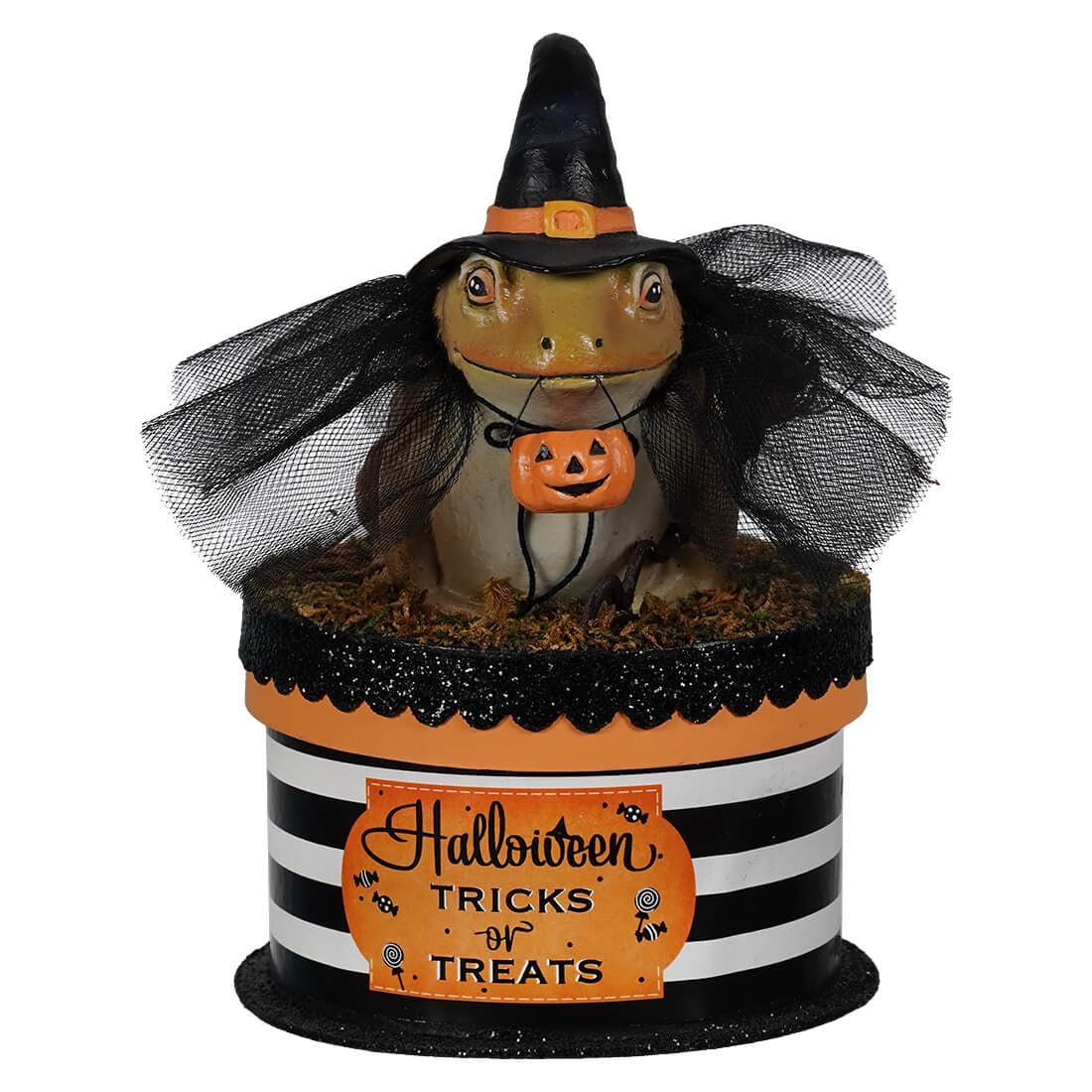 Witchy Toad On Box