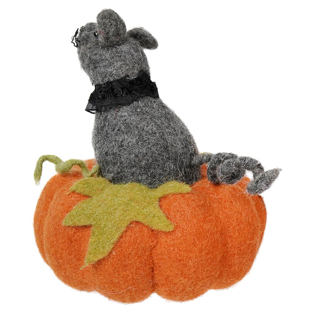 Wooly Rat With Pumpkin Figure - Image 2